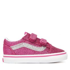 Tenisówki Vans. Czerwone trampki i tenisówki dziewczęce Vans, bez wzorów, bez zapięcia. Za 199.99 zł.
