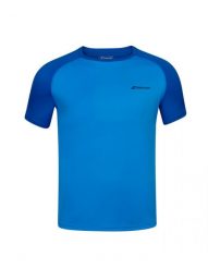 Koszulka chłopięca Babolat Play Crew Neck Tee blue 152. Niebieskie t-shirty dla chłopców BABOLAT, bez wzorów, z materiału, bez ramiączek. Za 99.99 zł.