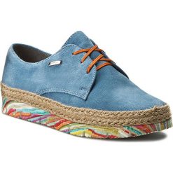 Espadryle MACIEJKA - 02936-34/00-5 Jasny Niebieski. Niebieskie espadryle damskie Maciejka, bez wzorów, z materiału, bez obcasa, na płaskiej podeszwie, bez zapięcia. W wyprzedaży za 189.00 zł.