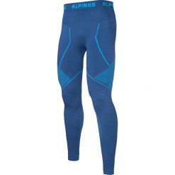 Spodnie termoaktywne trekkingowe męskie Alpinus Tactical Base Layer. Niebieskie spodnie materiałowe męskie Alpinus, m, bez wzorów. Za 119.00 zł.