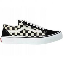 Buty do chodzenia damskie Vans Old Skool. Czarne obuwie sportowe damskie Vans, bez wzorów, z materiału, trekkingowe, Vans Old Skool. Za 261.00 zł.
