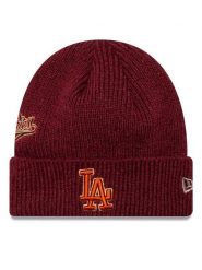 New Era Czapka LA Dodgers World Series Patch Cuff Knit Beanie 60580732 Czerwony. Czerwone rękawiczki damskie New Era, na zimę, bez wzorów, z materiału. Za 179.99 zł.