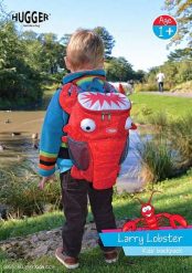 Hugger Plecaczek dla dziecka Hugger, Little Monster, wiek 1-4 lat, wzór Larry the Lobster. Torby i plecaki dziecięce Hugger. Za 104.25 zł.
