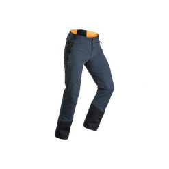Spodnie turystyczne SH520 X-Warm męskie. Szare spodnie materiałowe męskie QUECHUA, l, bez wzorów, z elastanu. Za 229.99 zł.