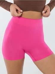 Krótkie legginsy z ozdobnym wzorem po bokach - różowy. Czerwone legginsy damskie Sinsay, l, bez wzorów. W wyprzedaży za 15.99 zł.