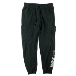 Second life - Nike spodnie dresowe męskie Cargo Air - Stan bardzo dobry. Czarne spodnie sportowe męskie Nike, l, bez wzorów, z dresówki, do biegania. Za 127.76 zł.