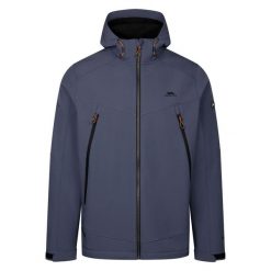 Męska Kurtka Hubbard Soft Shell. Niebieskie kurtki męskie Trespass, m, bez wzorów, trekkingowe. Za 372.99 zł.