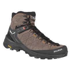 Buty Trekkingowe Męskie Salewa Alp Trainer 2 Mid Gtx. Brązowe trekkingi męskie Salewa, na zimę, za kostkę. Za 1,114.00 zł.