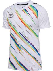 Koszulka Hummel Match Triumph. Białe t-shirty damskie Hummel, xl, bez wzorów, z materiału, klasyczne, bez kołnierzyka. Za 183.50 zł.