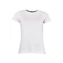 Koszulka damska Peak Mountain Aurelie. Czerwone t-shirty damskie Peak Mountain, xl, bez wzorów, z bawełny, klasyczne, bez kołnierzyka. Za 83.00 zł.