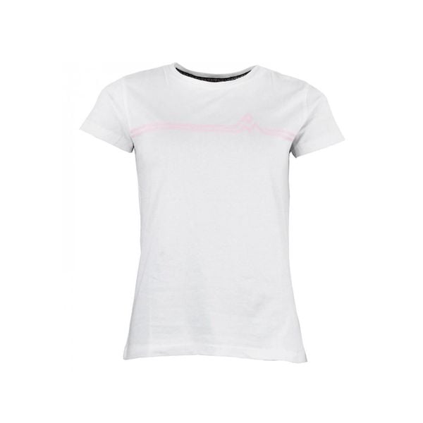 Koszulka damska Peak Mountain Aurelie. Czerwone t-shirty damskie Peak Mountain, xl, bez wzorów, z bawełny, klasyczne, bez kołnierzyka. Za 86.50 zł.