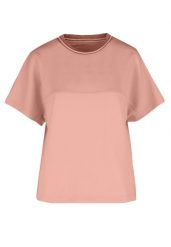 Luźna bluzka z modalem TM-FINA. Pomarańczowe koszulki sportowe damskie Volcano, s, bez wzorów, z elastanu, bez kołnierzyka, bez ramiączek. Za 79.99 zł.