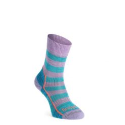 Skarpety turystyczne damskie Bridgedale Hike LW Merino Perf B Patrn. Zielone skarpety damskie Bridgedale, bez wzorów. Za 70.99 zł.