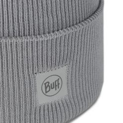 Czapka BUFF Crossknit Beanie Solid. Szare czapki i kapelusze damskie Buff, bez wzorów. Za 139.99 zł.