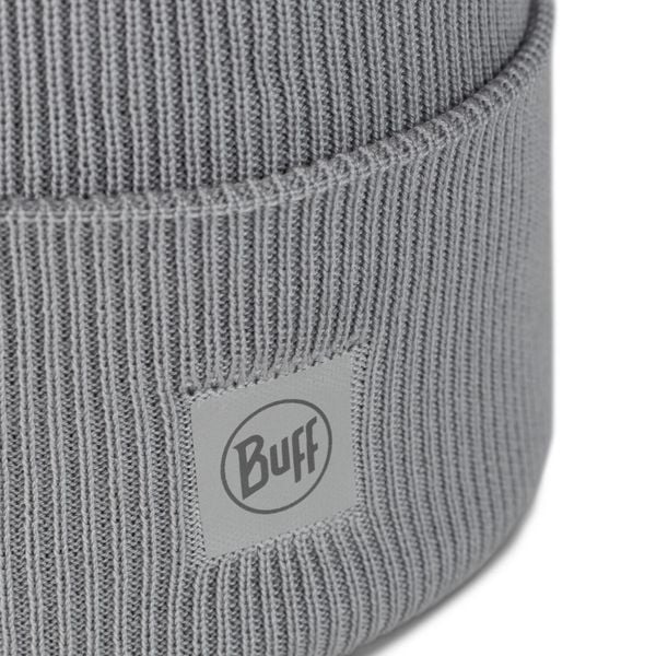 Czapka BUFF Crossknit Beanie Solid. Szare czapki i kapelusze damskie Buff, bez wzorów. Za 139.99 zł.