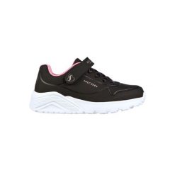 Buty sportowe Sneakersy dziewczęce, Skechers Uno Lite. Czarne buty sportowe dziewczęce Skechers, bez wzorów, bez zapięcia, trekkingowe. Za 189.99 zł.