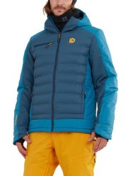 Męska kurtka narciarska Fundango Orion Padded. Niebieskie kurtki męskie Fundango, na zimę, m, bez wzorów, z materiału, sportowe, bez kaptura. Za 499.00 zł.