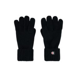 Rękawiczki Champion Gloves. Czarne rękawiczki damskie Champion, bez wzorów, sportowe. Za 97.11 zł.