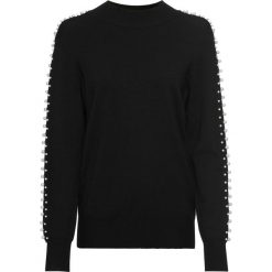 Sweter z perełkami bonprix czarny. Czarne swetry damskie bonprix. Za 59.99 zł.