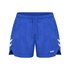 Szorty kąpielowe Hummel Pulse. Niebieskie krótkie spodenki sportowe męskie Hummel, l, bez wzorów, do pływania. Za 165.00 zł.