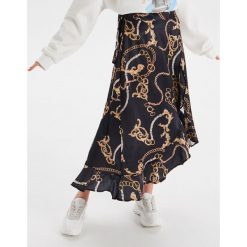Spódnica maxi z łańcuchowym wzorem - Czarny. Spódnice damskie Cropp. Za 89.99 zł.