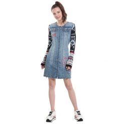 Desigual Sukienka Damska Nest Nancy Denimlight Wash 18Wwvd01 5007 (Rozmiar 40). Sukienki damskie marki Desigual. W wyprzedaży za 344.00 zł.