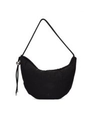 Calvin Klein Torebka Nylon Cord Small Hobo Bag LV04F3382G Czarny. Czarne torebki do ręki damskie Calvin Klein, bez wzorów, z materiału, bez dodatków. Za 409.99 zł.