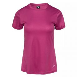 Koszulka damska Martes Lady Nalso - różowa, Rozmiar M. Czerwone koszulki sportowe damskie MARTES, bez wzorów, z materiału, do biegania. Za 29.99 zł.