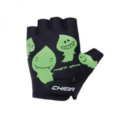 Rękawiczki rowerowe dziecięce COOL KIDS. Czarne rękawiczki dziecięce Chiba, bez wzorów. Za 56.00 zł.