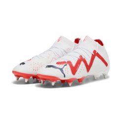 Buty piłkarskie Puma Future Ultimate SG. Białe buty sportowe męskie Puma, bez zapięcia, do piłki nożnej. W wyprzedaży za 762.50 zł.
