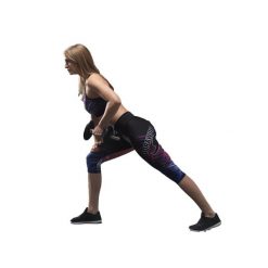 Damskie legginsy 3/4 Dorawon Electric. Niebieskie legginsy damskie DORAWON, bez wzorów, na fitness i siłownię. Za 430.50 zł.