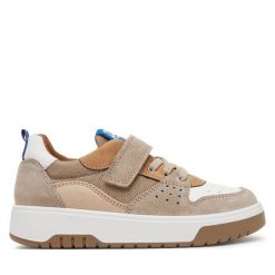 Sneakersy Primigi. Brązowe trampki i tenisówki chłopięce Primigi, bez wzorów, bez zapięcia. Za 189.99 zł.