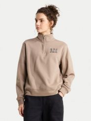 The North Face Bluza 1/4 Ski Embro NF0A8JAQ2H91 Beżowy Relaxed Fit. Brązowe bluzy damskie The North Face, l, bez wzorów, z bawełny, bez kaptura. Za 296.99 zł.