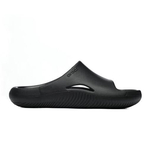 Klapki męskie Crocs Mellow Slide. Czarne klapki damskie Crocs, z materiału. Za 266.00 zł.