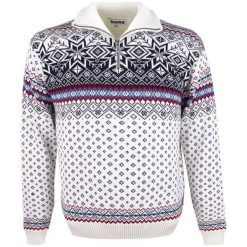 Kama Sweter Merino 471 XL biały. Białe bluzy męskie Kama, m, bez wzorów, bez kaptura. W wyprzedaży za 399.00 zł.