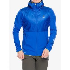 Kurtka ocieplana męska Haglofs L.I.M Tempo Trail Mimic Hood. Niebieskie kurtki męskie Haglöfs, l, bez wzorów, bez kaptura. Za 633.99 zł.