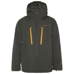 Kurtka męska Protest PRTTIMO snowjacket. Szare kurtki snowboardowe męskie Protest, l, bez wzorów, bez kaptura, narciarskie. Za 899.99 zł.