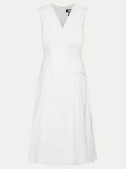 DKNY Sukienka koktajlowa DD4A1519 Écru Regular Fit. Sukienki damskie DKNY, bez wzorów, z syntetyku, wizytowe, bez kołnierzyka, bez ramiączek. Za 1,209.00 zł.