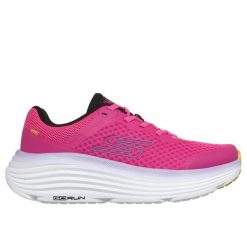 Buty SKECHERS MAX CUSHIONING ENDEAVOUR Rose. Czerwone obuwie sportowe damskie Skechers, bez wzorów, z syntetyku, trekkingowe, Skechers Sport. Za 364.99 zł.