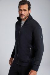 Męska Bluza dresowa stójka do 8XL. Czarne bluzy męskie JAY-PI, m, bez wzorów, z bawełny, bez kaptura. Za 279.99 zł.