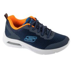 Buty sportowe Sneakersy chłopięce, Microspec Max - Kaptix. Niebieskie buty sportowe chłopięce Skechers, bez wzorów, sportowe, bez zapięcia. Za 199.99 zł.