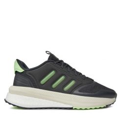 Sneakersy adidas. Czarne trampki i tenisówki chłopięce Adidas, bez wzorów, bez zapięcia. Za 159.99 zł.