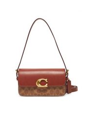 Coach Torebka Zoe CAM19 B4XHG Brązowy. Brązowe torebki do ręki damskie Coach, bez wzorów, z materiału, bez dodatków. Za 1,539.00 zł.