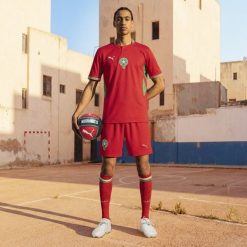 Męskie szorty Maroka PUMA. Brązowe krótkie spodenki sportowe męskie Puma, l, bez wzorów, do biegania. Za 199.00 zł.