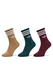 Adidas Skarpety długie 3-Stripes JZ4945 Kolorowy. Skarpety damskie Adidas, bez wzorów, z bawełny. Za 49.99 zł.