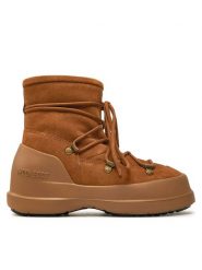 Moon Boot Śniegowce Luna Boot Suede 80D2480030 Brązowy. Brązowe śniegowce i trapery damskie Moon Boot, ze skóry. Za 1,049.00 zł.