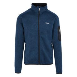 Bluza Polarowa Męska Melanżowy Pełen Suwak Newhill. Niebieskie bluzy męskie Regatta, na zimę, m, bez wzorów, z polaru, bez kaptura. Za 80.99 zł.