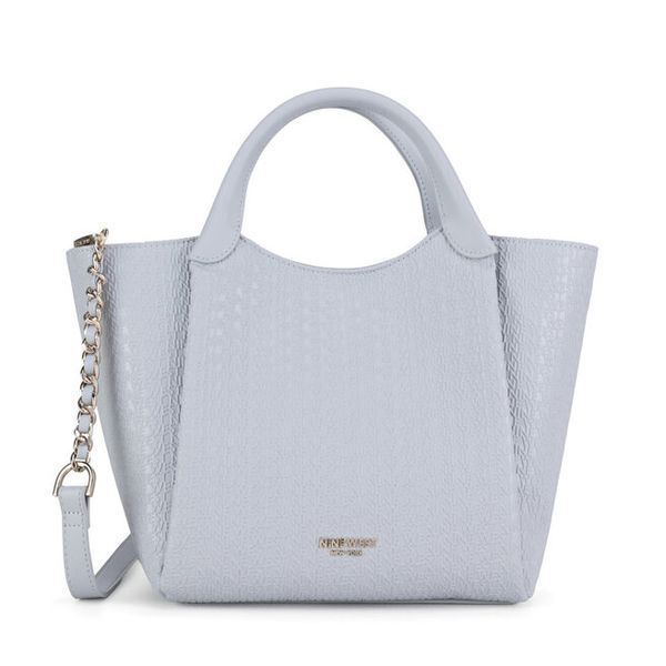 Torebka Nine West. Niebieskie torebki do ręki damskie Nine West, bez wzorów, klasyczne, bez dodatków. Za 249.99 zł.
