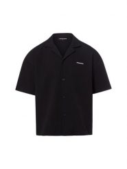 PEGADOR koszula casual - plisa Troy Mężczyźni Comfort Fit czarny, S. Czarne koszule męskie PEGADOR, m, bez wzorów, casualowe, bez kołnierzyka, bez ramiączek. Za 229.95 zł.