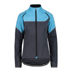 Kurtka damska z odpinanym rękawem CMP. Niebieskie kurtki sportowe damskie CMP, bez wzorów, z softshellu, bez kaptura, trekkingowe. Za 422.00 zł.